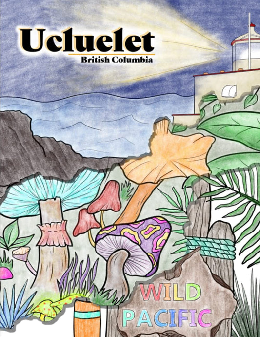 Ucluelet hand drawn coloring book